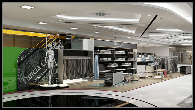 Thiết kế gian hàng, showroom trung tâm thương mại, hội chợ